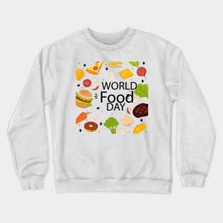 World Food day Concept Crewneck Sweatshirt